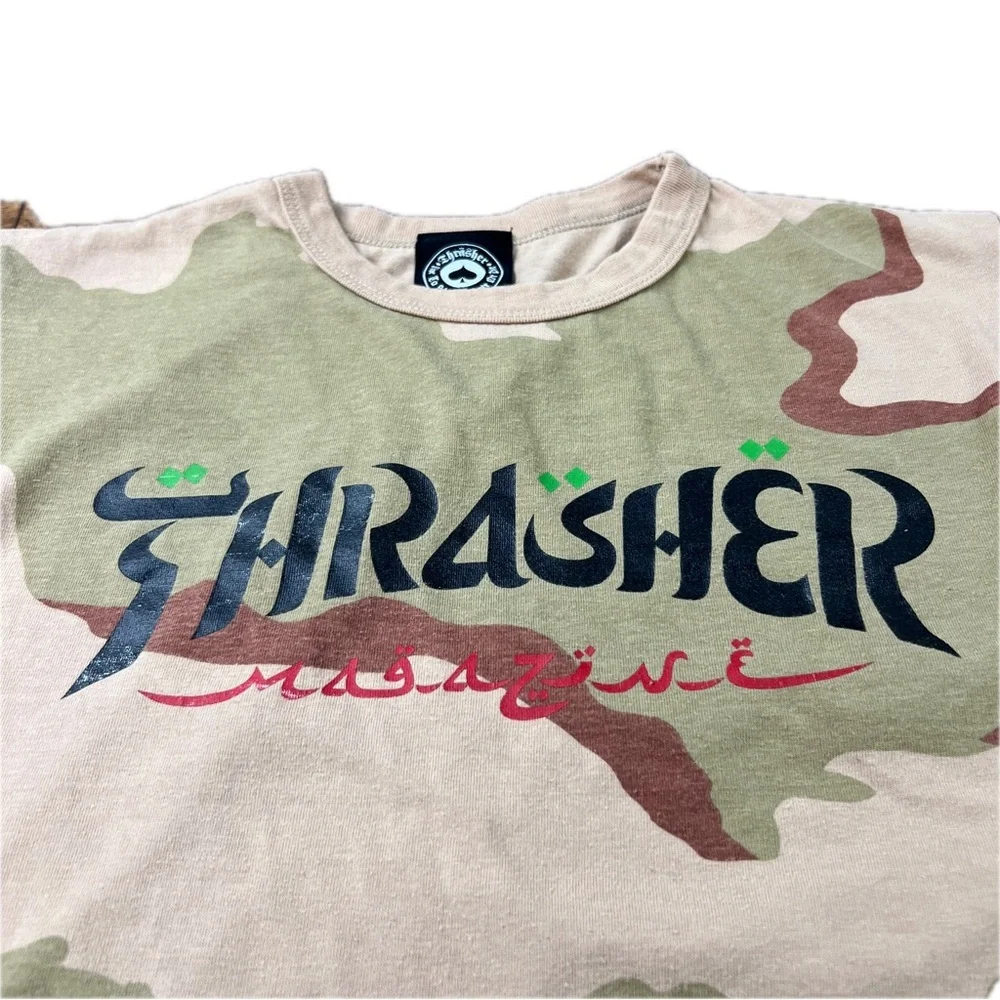THRASHER Rothco Camo Tee Shirt - Picture 3 of 7